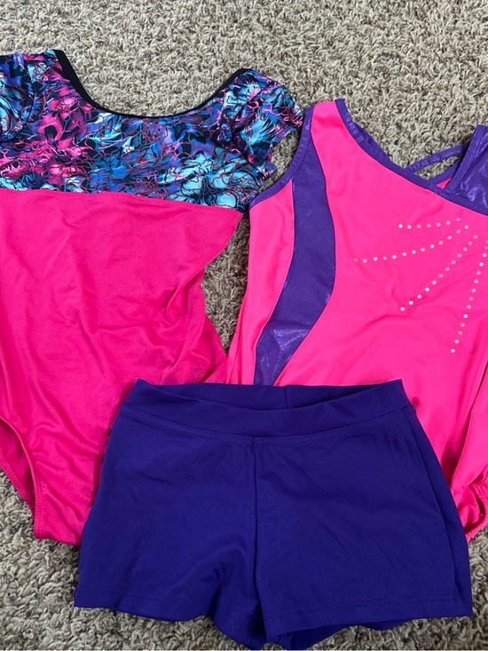 Capezio Other - Capezio Hot Pink and Purple Girls gymnastics Dance Set
